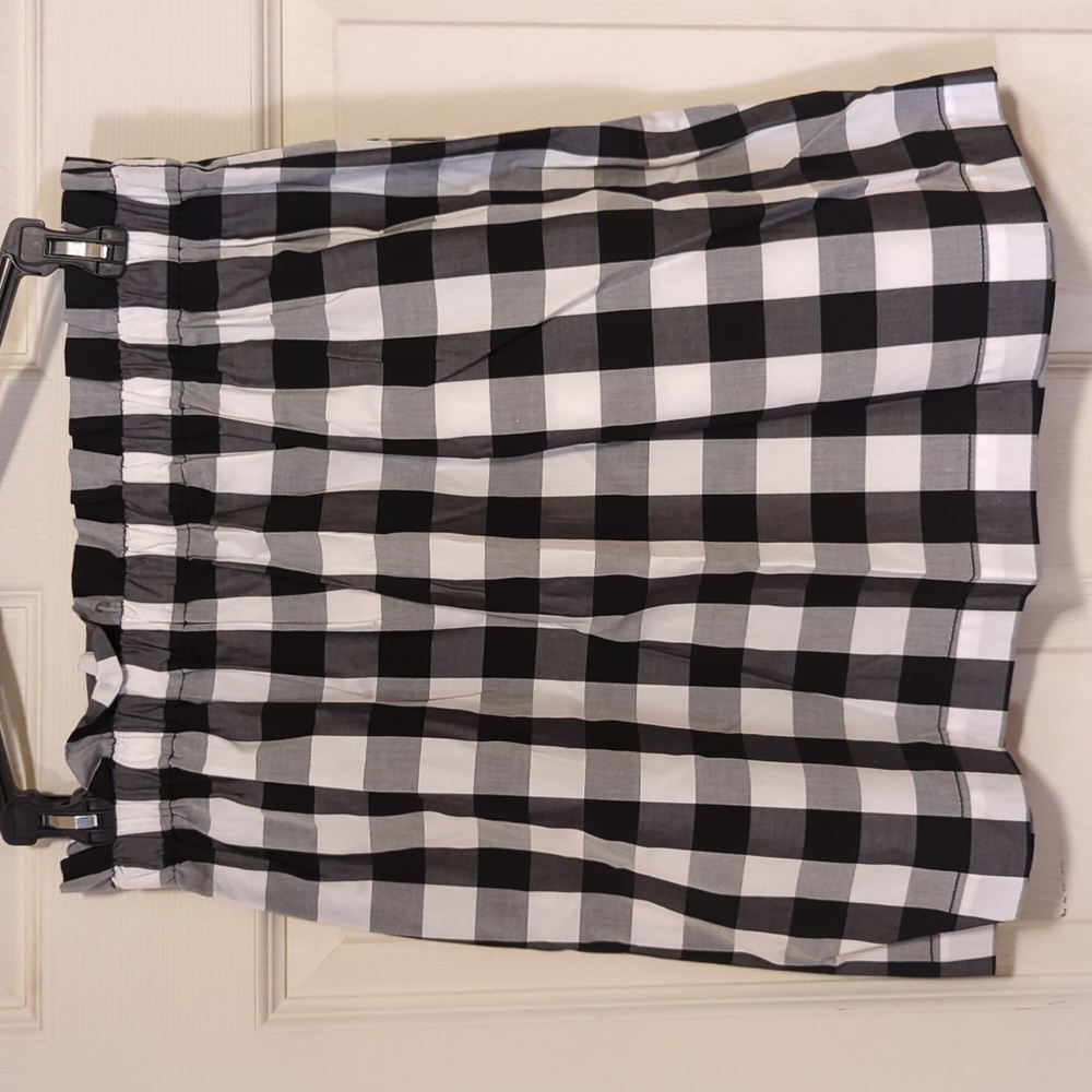 NWT Kate Spade Broome Street Collection Checkered Gingham Skirt Size Small - Picture 5 of 8